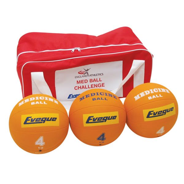 Medicine Ball PAK 3 Ball Kit 4kg Eveque