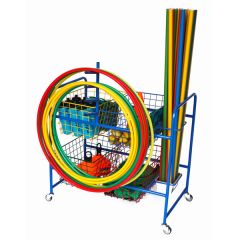 Four Basket Storage Trolley