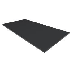 Super-Lite Gym Mats -1.22m x 0.91m x 22mm (4' x 3' x 22mm)-Black