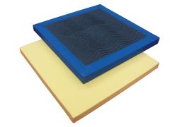 Standard Judo mats -Standard Anti-slip Base-1m x 1m x 40mm-Blue