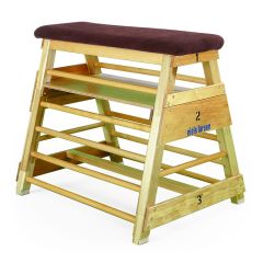 Traditional Bar Box - 1070mm High 3 Section with Platform, Canvas Top and Wheeling Device