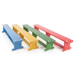 Activ Bench - Set of 4 Coloured 2m with Castors
