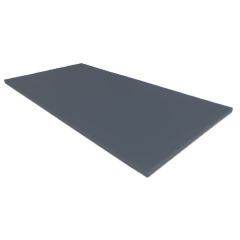 Super-Blended Gym Mats -1.22m x 0.91m x 25mm (4' x 3' x 1") - Grey 