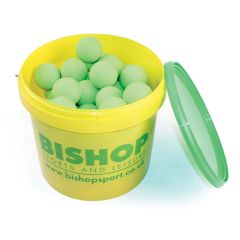 Mastersport Lacrosse Ball  Neon Green - Bucket of 48