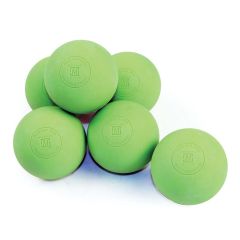 Mastersport Lacrosse Ball  Neon Green - Set of 6