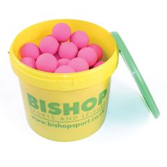 Mastersport Lacrosse Ball  Neon Pink - Bucket of 48