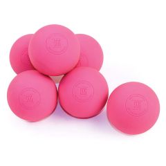 Mastersport Lacrosse Ball  Neon Pink - Set of 6