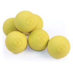 Mastersport Lacrosse Ball  Yellow - Set of 6