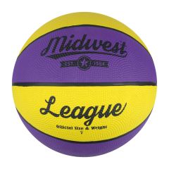 Midwest League Basketball - Yellow/Purple