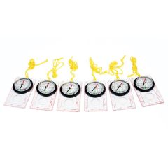Official British Orienteering  Educational Compass, Set Of 6