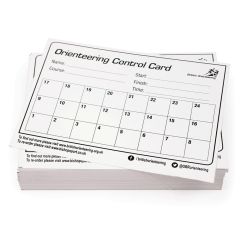 British Orienteering School Control Cards - Set of 100