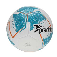 Precision Fusion Training Football - White/Cyan/Orange/Grey