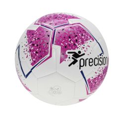 Precision Fusion Training Football - White/Pink/Purple/Grey