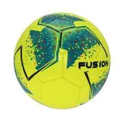 Precision Fusion Training Football - Yellow/Teal/Cyan/Red