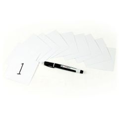Dry Wipe Card - Set of 10