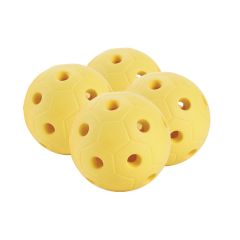 Skinned Foam Bell Ball  150mm, Yellow, Set Of 4