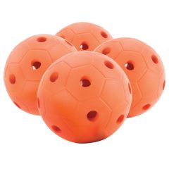 Skinned Foam Bell Ball  200mm, Orange, Set Of 4