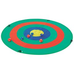 Rainbow Disc Target  C/W 6 Balls
