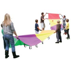 Rainbow Wave Parachute 8m x 1m - 30 Handles