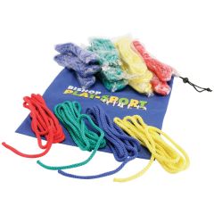 Coloured Gym Rope 3m - Mixed Colours - Set of 12