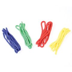 Coloured Gym Rope 3m - Mixed Colours - Set of 4