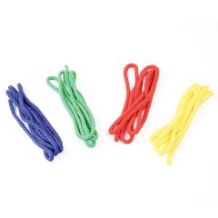 Coloured Gym Rope 2m - Mixed Colours - Set of 4