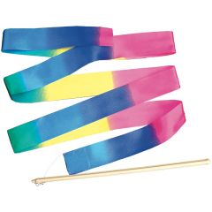 Rainbow Ribbon  300mm Stick, 2m Ribbon