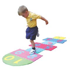 Foam Hopscotch  