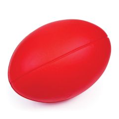 Skinned Foam Midi Rugby Ball - Red