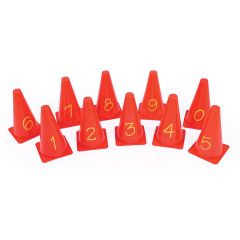 Number Cones  230mm - Set of 10