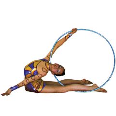 Rhythmic Gymnastics Hoop  820mm, Blue