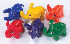 Bean Bag Animals - Elephant, Set of 6