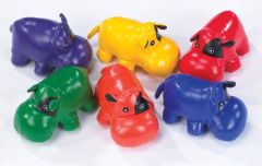 Bean Bag Animals - Hippo, Set of 6