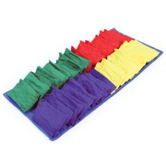 Rectangular Cotton Bean Bag - Mixed Colours, Bag of 36