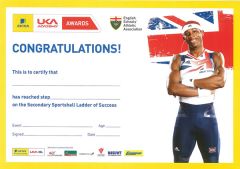 British Athletics Awards Sportshall Secondary Certificate