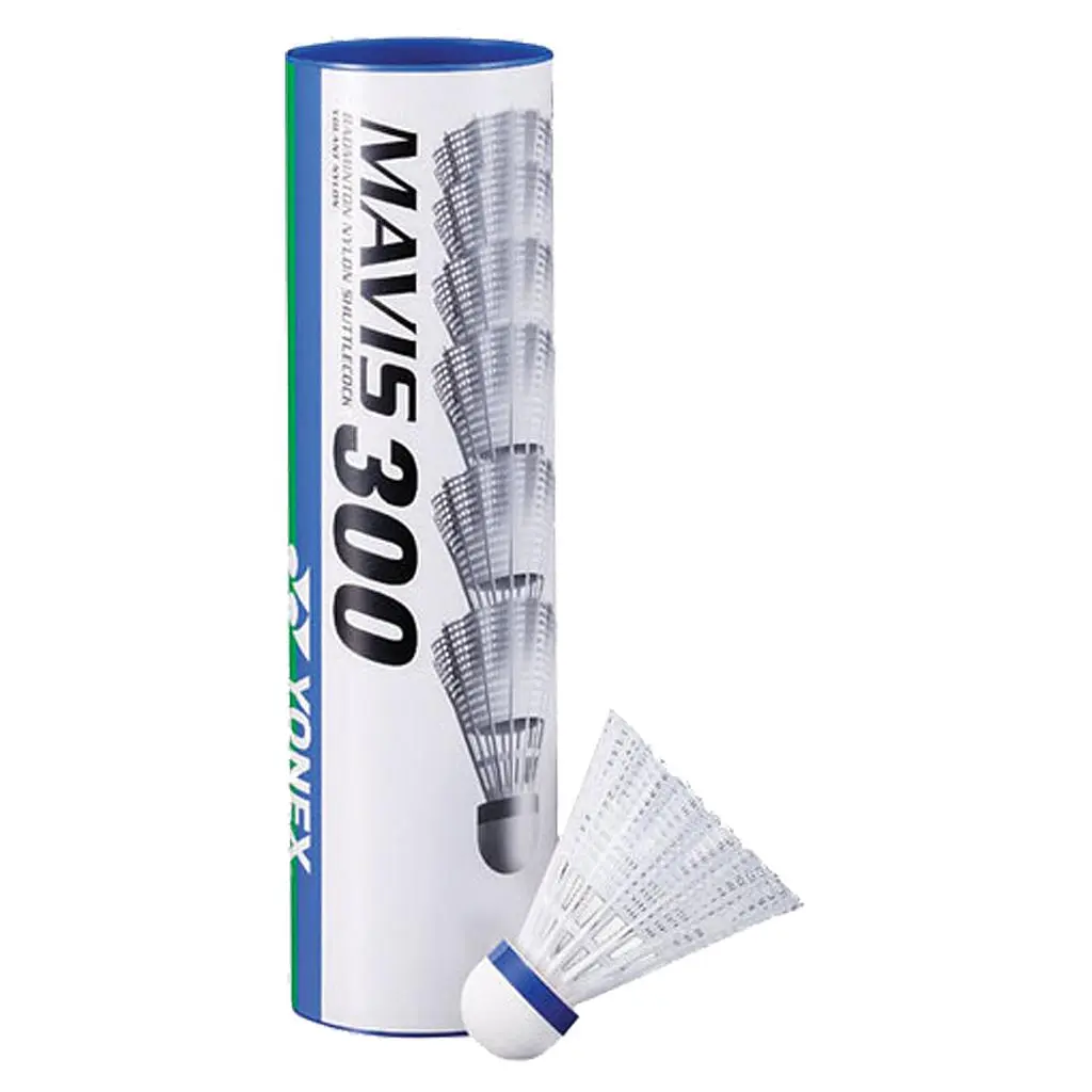 Yonex Mavis 300 Nylon Shuttlecocks -Tube of 6