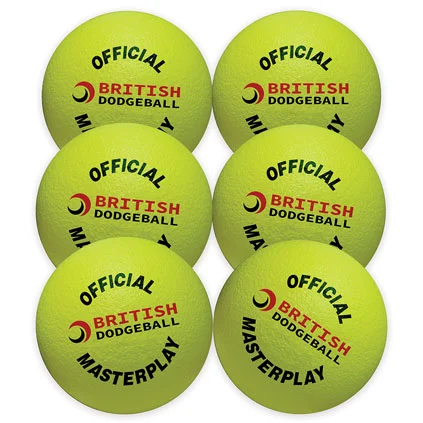 British Dodgeball Masterplay Dodgeball – Set of 6