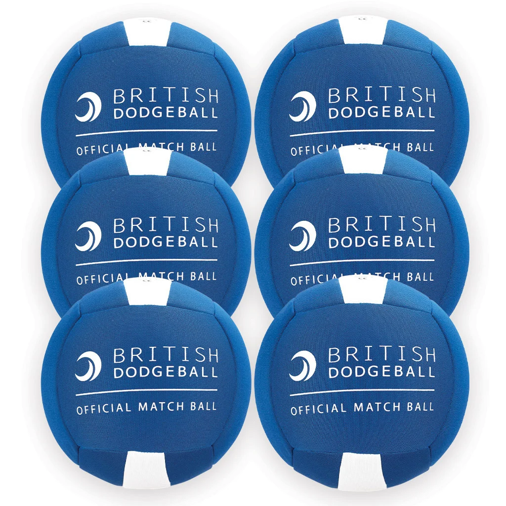 British Dodgeball Match Ball – Set of 6
