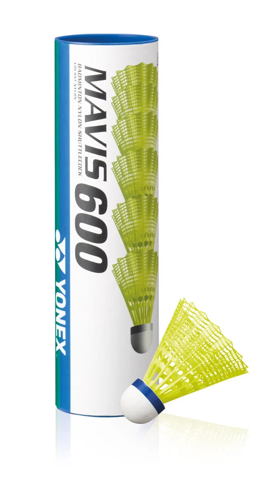 Yonex Mavis 600 Badminton Shuttles – Tube of 6