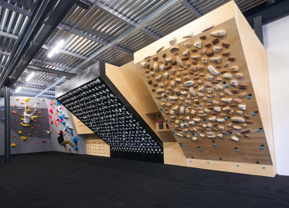 Climbing Wall Matting Installation at The Climbing Hangar Matchworks, Liverpool Design and Manufacturing