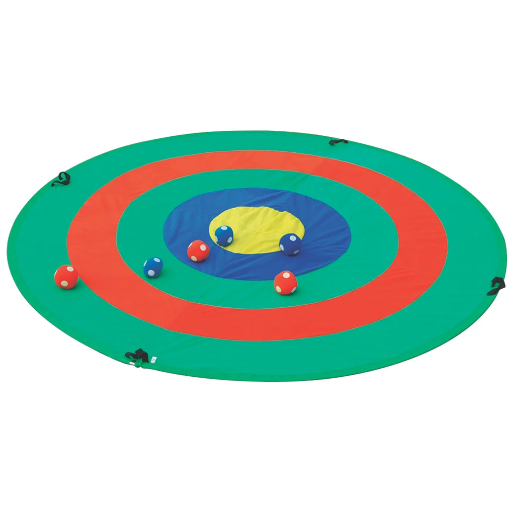 Rainbow Disc Target C/W 6 Balls