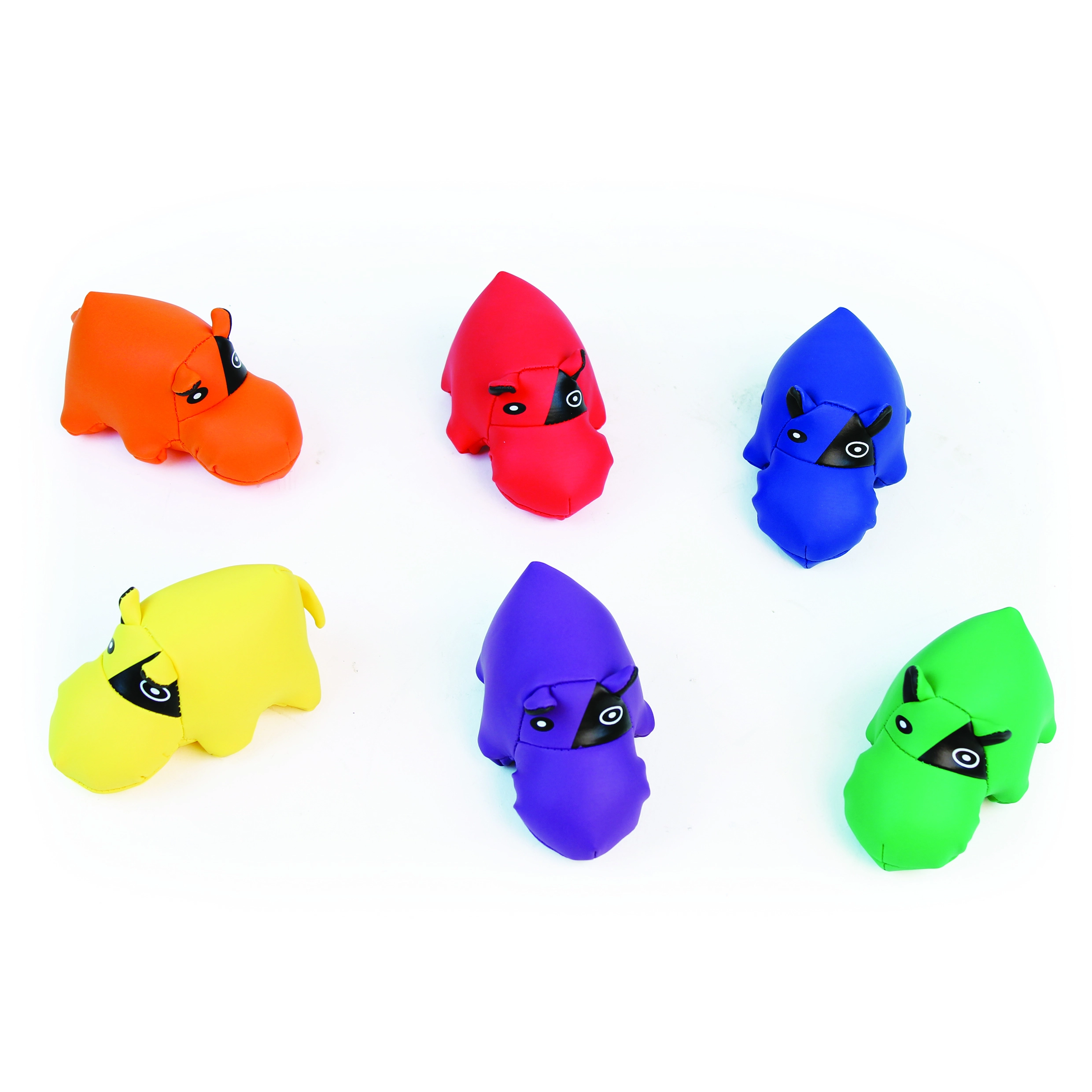 Bean Bag Animals – Hippo, Set of 6
