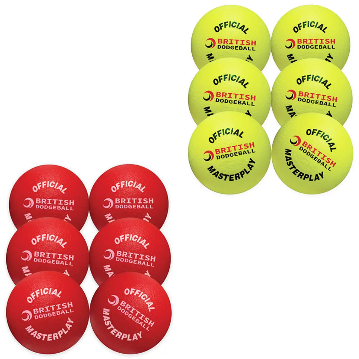 British Dodgeball Masterplay Dodgeball – Set of 6