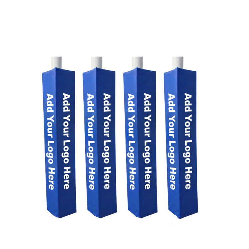 Custom Rugby Post Protector Set of 4 in blue