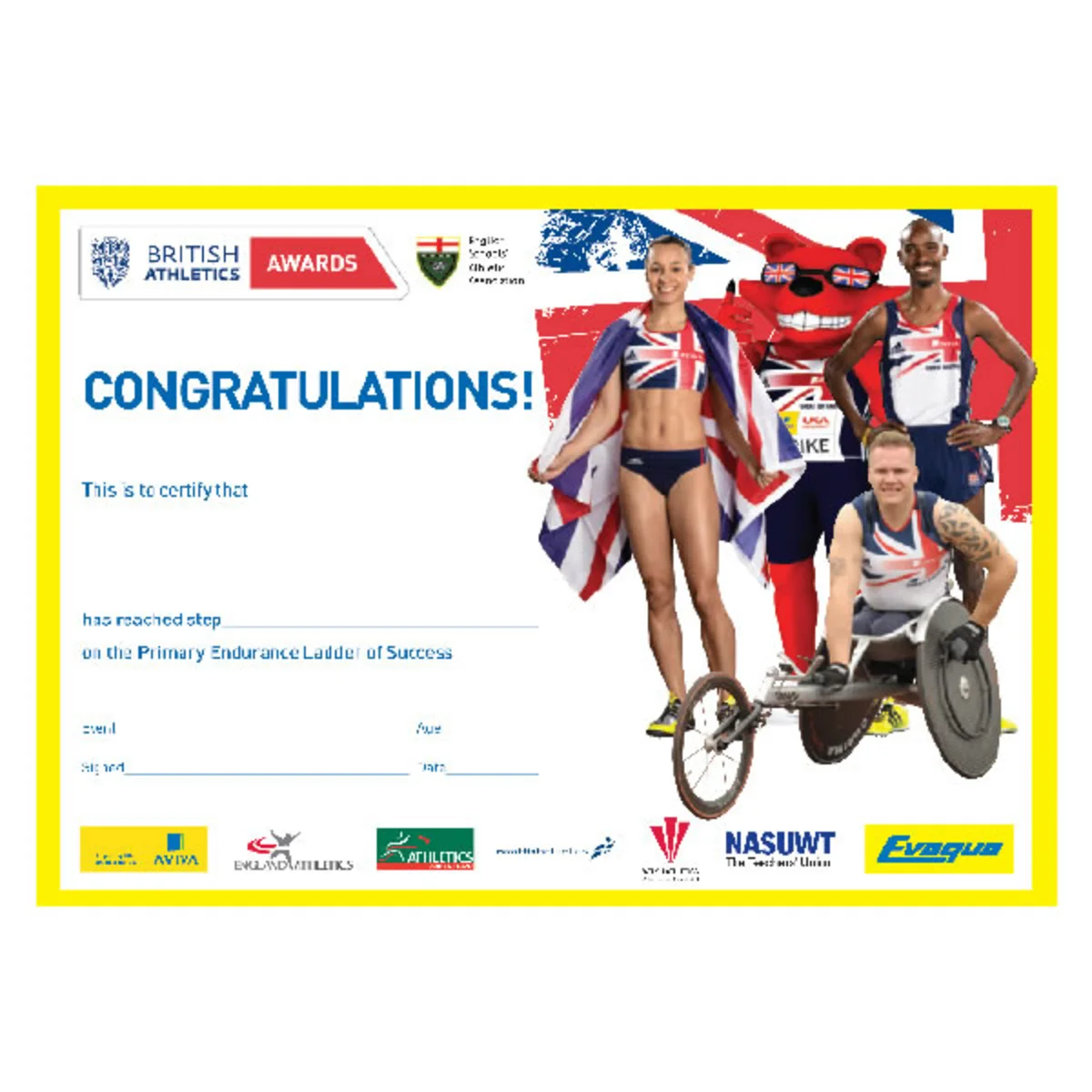 Endurance Primary Certificates Pack of 50