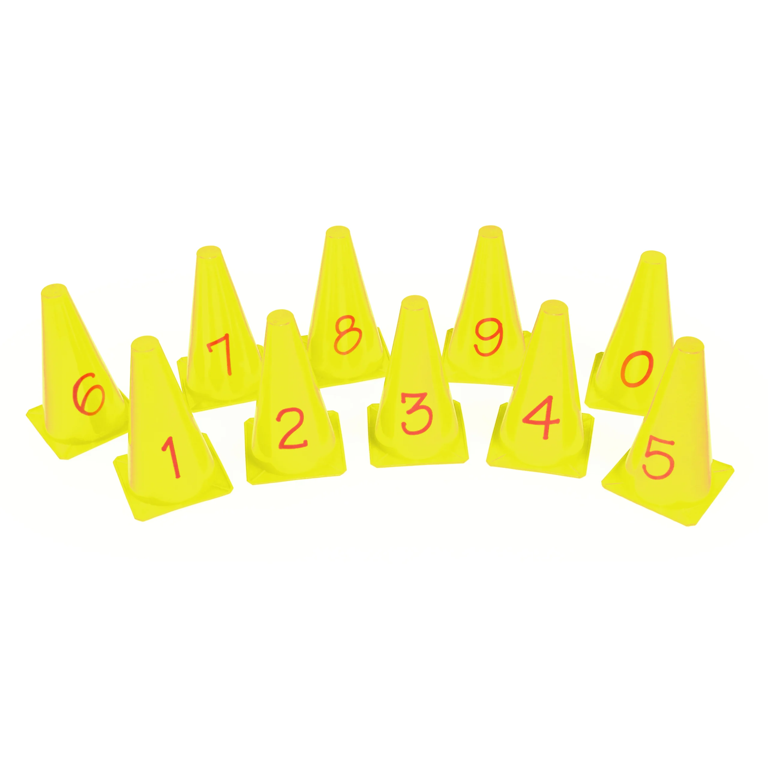 Number Cones 230mm – Set of 10